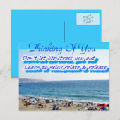 Stress niet, Relax_ Briefkaart (Voorkant / Achterkant)