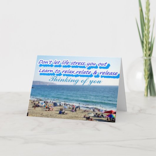 Stress niet, Relax_ Kaart (Voorkant)