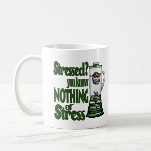 Stress Puffer Fish Koffiemok (Links)