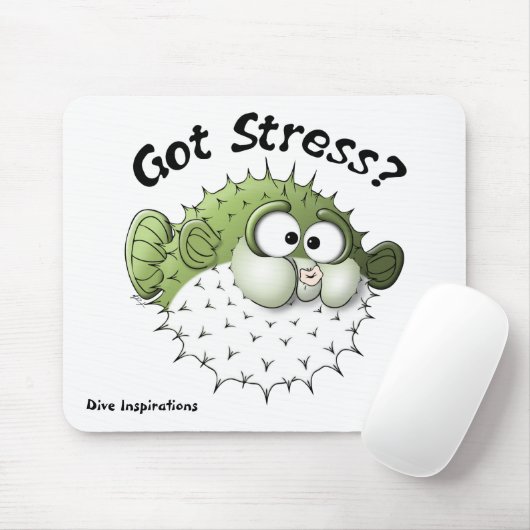 Stress? Puffer Fish Muismat (Met muis)