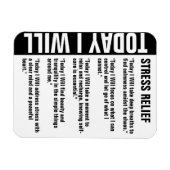 Stress Relief Doelen Herinnering aanpassen Magneet (Horizontaal)