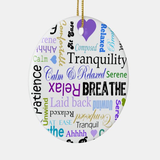 Stress-relief-kalm & Relaxing Typography Ornament (Rechts)