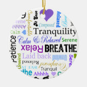 Stress-relief-kalm & Relaxing Typography Ornament (Voorkant)