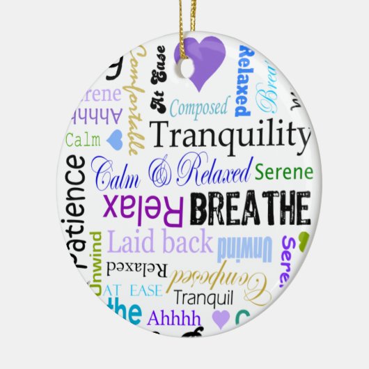 Stress-relief-kalm & Relaxing Typography Ornament (Links)