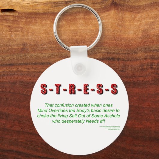 Stress Sleutelhanger (Voorkant)