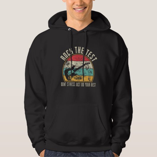 Stress test testdag leraar Testin Hoodie (Voorkant)