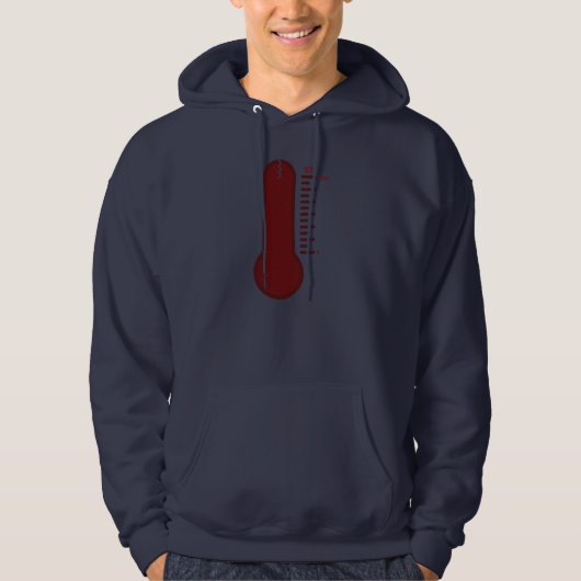 Stress Thermometer Heren Hoodie (Voorkant)