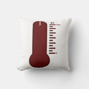 Stress Thermometer Kussen