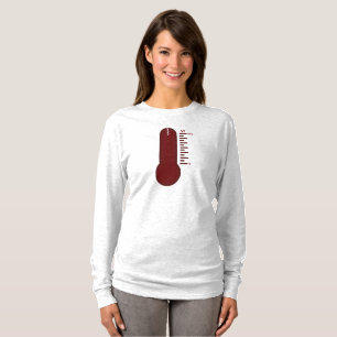 Stress Thermometer Lange Mouwen T-Shirt