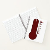 Stress Thermometer Spiraal Notebook Notitieboek (Binnen)