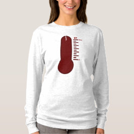 Stress Thermometer T-shirt met lange mouwen