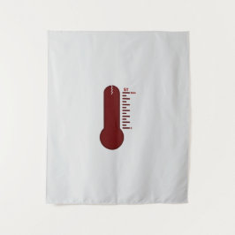 Stress Thermometer Tapestry Wandkleed