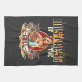 Stress van de Grill voor vrouwen die graag grillen Theedoek (Horizontaal)