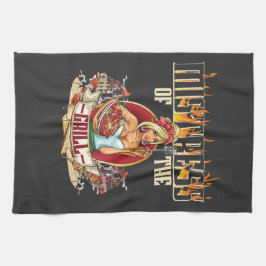 Stress van de Grill voor vrouwen die graag grillen Theedoek