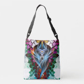 Stress van de kubusvormer crossbody tas (Achterkant)