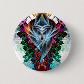 Stress van de kubusvormer ronde button 5,7 cm (Voorkant)
