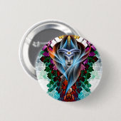 Stress van de kubusvormer ronde button 5,7 cm (Voorkant /achterkant)