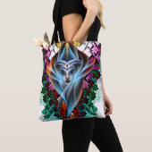 Stress van de kubusvormer tote bag (Dichtbij)