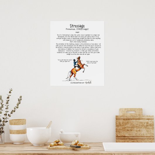 Stressage-Poster Poster (Keuken)