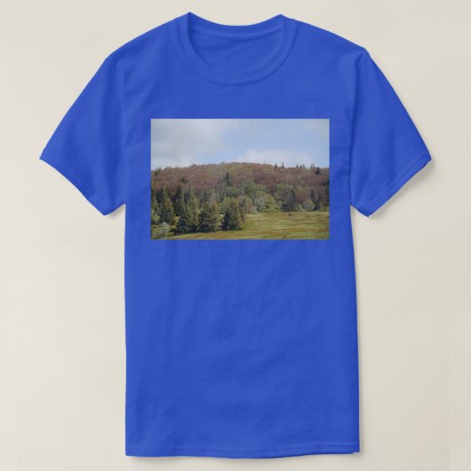 Stressapperbos gebrand door bevriezing 2 t-shirt (Design voorkant)