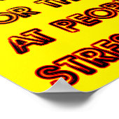 Stressbal Grappige Poster Bord (Hoek)