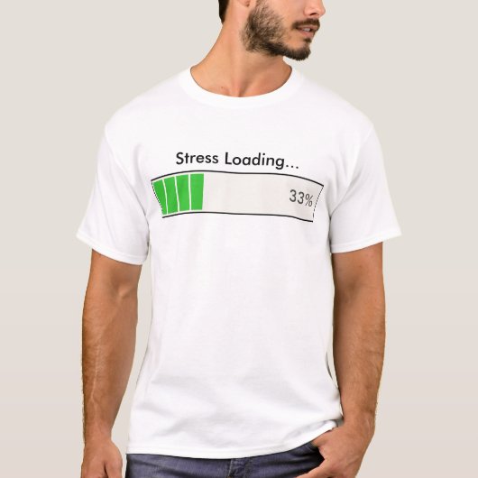 Stressbelasting 33 % t-shirt (Voorkant)