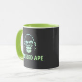 Stressed Ape Studios Groen Logo Mok (Voorkant links)
