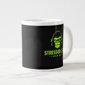 Stressed Ape Studios Groene Logo Grote Koffiekop (Voorkant rechts)