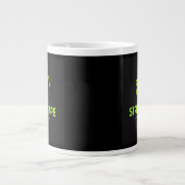 Stressed Ape Studios Groene Logo Grote Koffiekop (Voorkant)