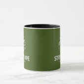 Stressed Ape Studios Groene Logo Mok (Midden)