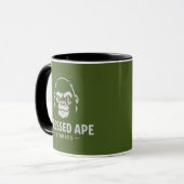 Stressed Ape Studios Groene Logo Mok (Voorkant links)