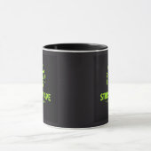 Stressed Ape Studios Groene Logo Mok (Midden)