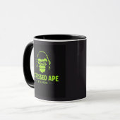 Stressed Ape Studios Groene Logo Mok (Voorkant links)