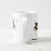 Stressed Cat I'm Fine It's Fine Everything's Fine Grote Koffiekop (Achterkant)