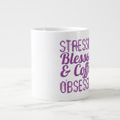 Stressed - Extra grote koffie mok (Voorkant)