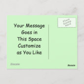 STRESSED is DE DESSERTS achteruit gespeld Briefkaart (Achterkant)