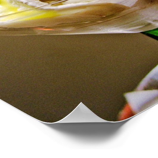 STRESSED is DE DESSERTS achteruit gespeld Poster (Hoek)