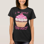 Stressed Is Just Desserts Backwards  Cupcake T-shirt (Voorkant)