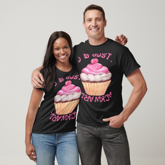 Stressed Is Just Desserts Backwards  Cupcake T-shirt (Unisex)