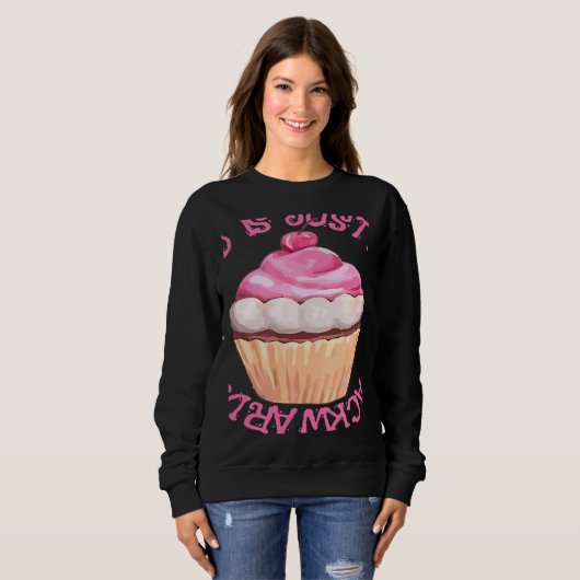 Stressed Is Just Desserts Backwards  Cupcake Trui (Voorkant volledig)