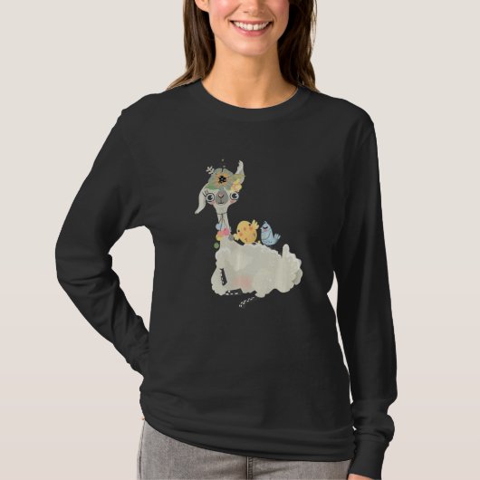 Stressed Llama Alpaca Boy Girl Kids T-shirt (Voorkant)