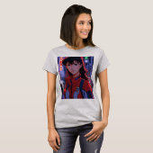 "Stressed Out Asuka: Inside NERV Lab – een gedetai T-shirt (Voorkant volledig)