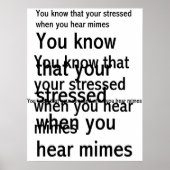 Stressed Poster (Voorkant)