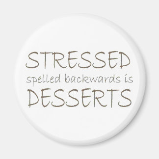 Stressgespeld achterwaarts is Desserts Magneet