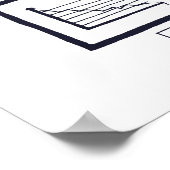 "Stresshead" Verontrustend gespannen Poster voor d (Hoek)