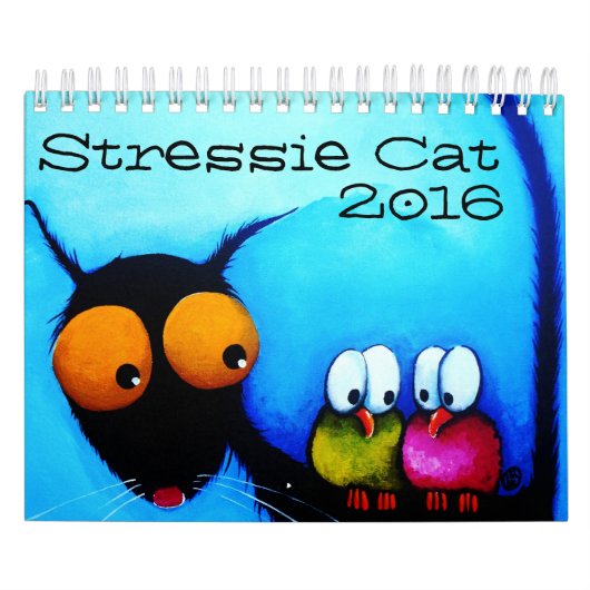 Stressie Cat 2016 kalender (Hoes)