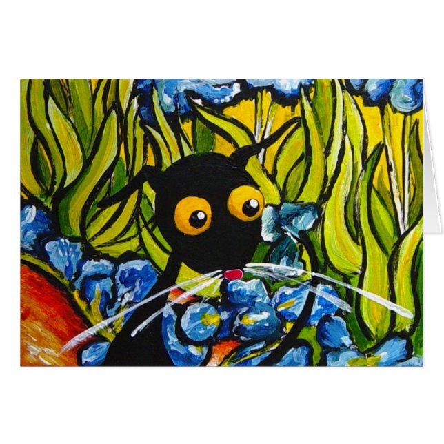 Stressie in de Irises (Voorkant Horizontaal)