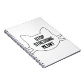 Stressing Meowt Notitieboek (Rechterzijde)