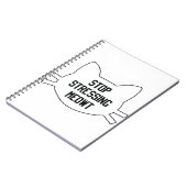Stressing Meowt Notitieboek (Linkerzijde)