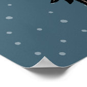 Stressmas met Rudolph van het Poster van de rendie (Hoek)